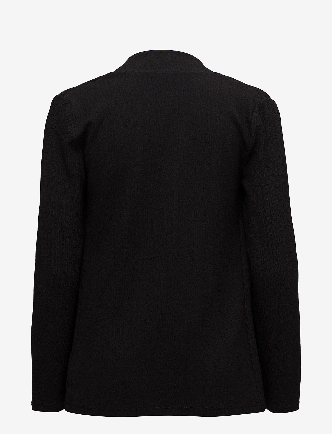 French Connection - JOSIE JERSEY DRAPE FRONT JCKT - herbstliche kleidung - black - 1