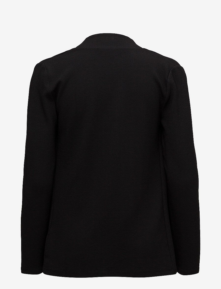 French Connection - JOSIE JERSEY DRAPE FRONT JCKT - koftor - black - 2