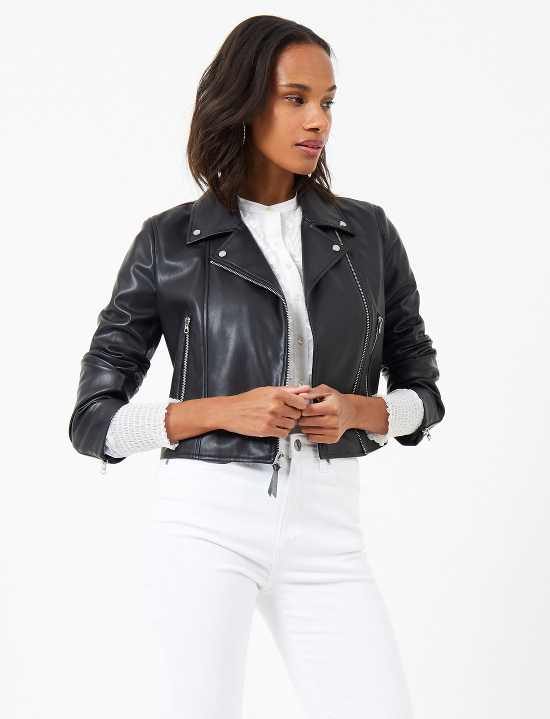 Cheap leather top jackets online