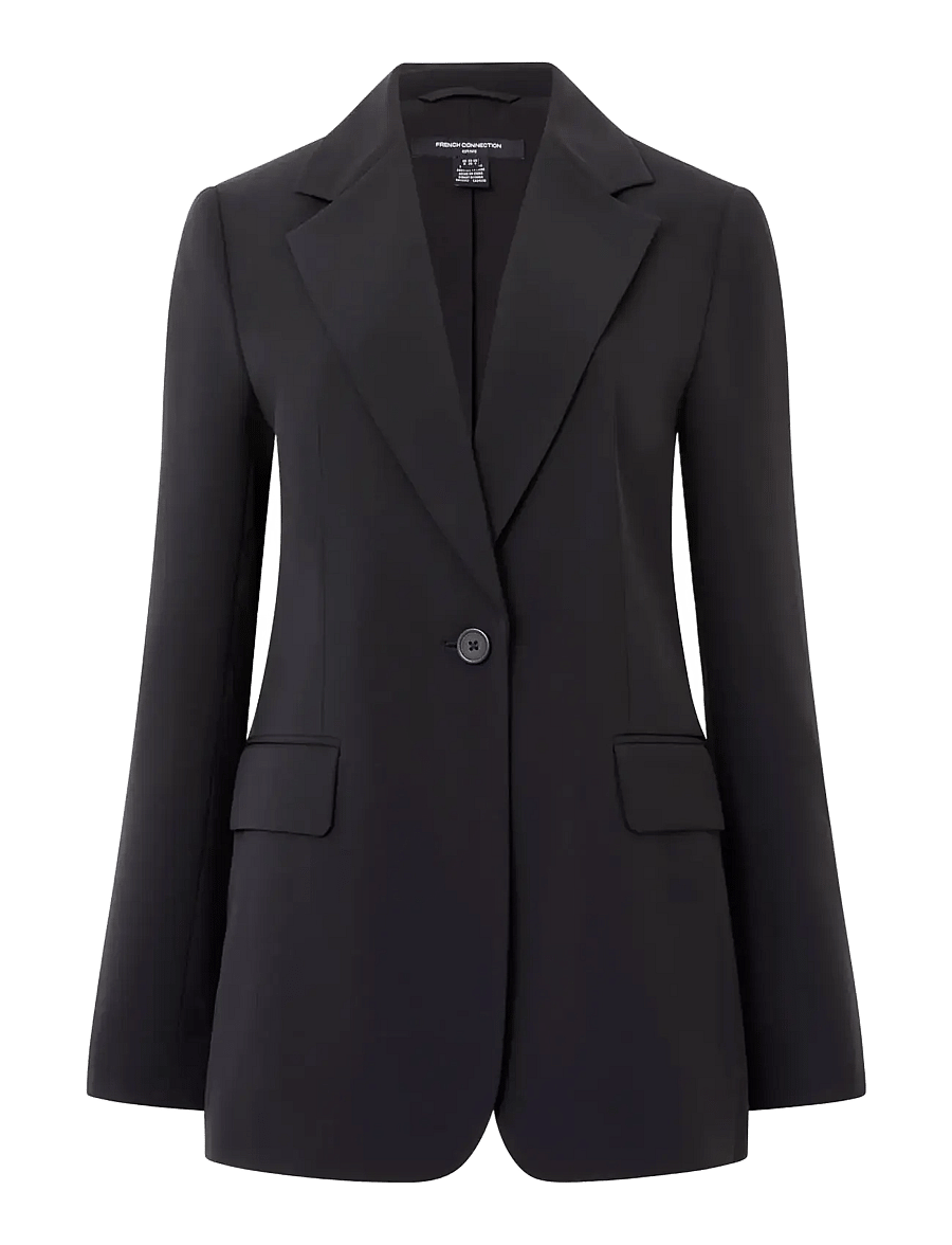French Connection - HARRIE SUITING SINGLE BREASTED - einreihige blazer - blackout - 1