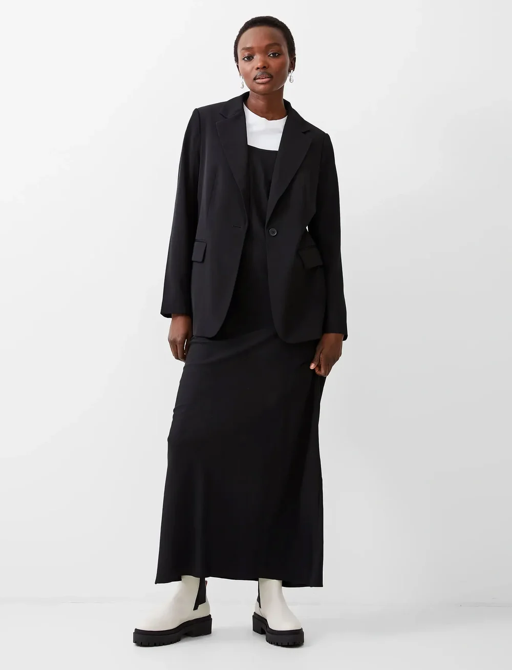French Connection - HARRIE SUITING SINGLE BREASTED - einreihige blazer - blackout - 2