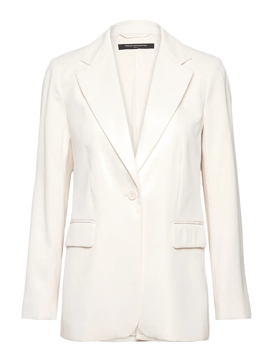 French Connection - HARRIE SUITING SINGLE BREASTED - einreihige blazer - porcelain cream - 1