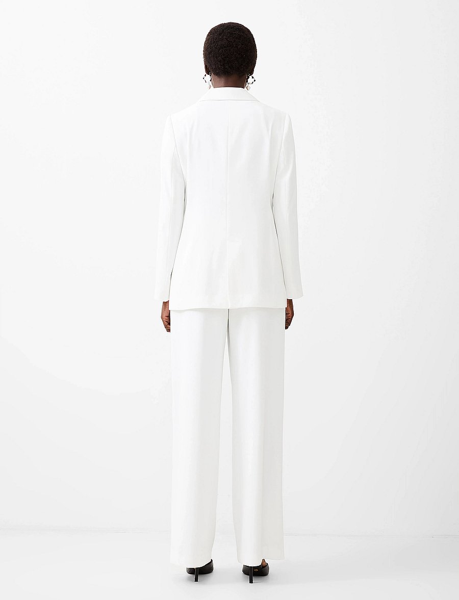 French Connection - HARRIE SUITING SINGLE BREASTED - einreihige blazer - porcelain cream - 4