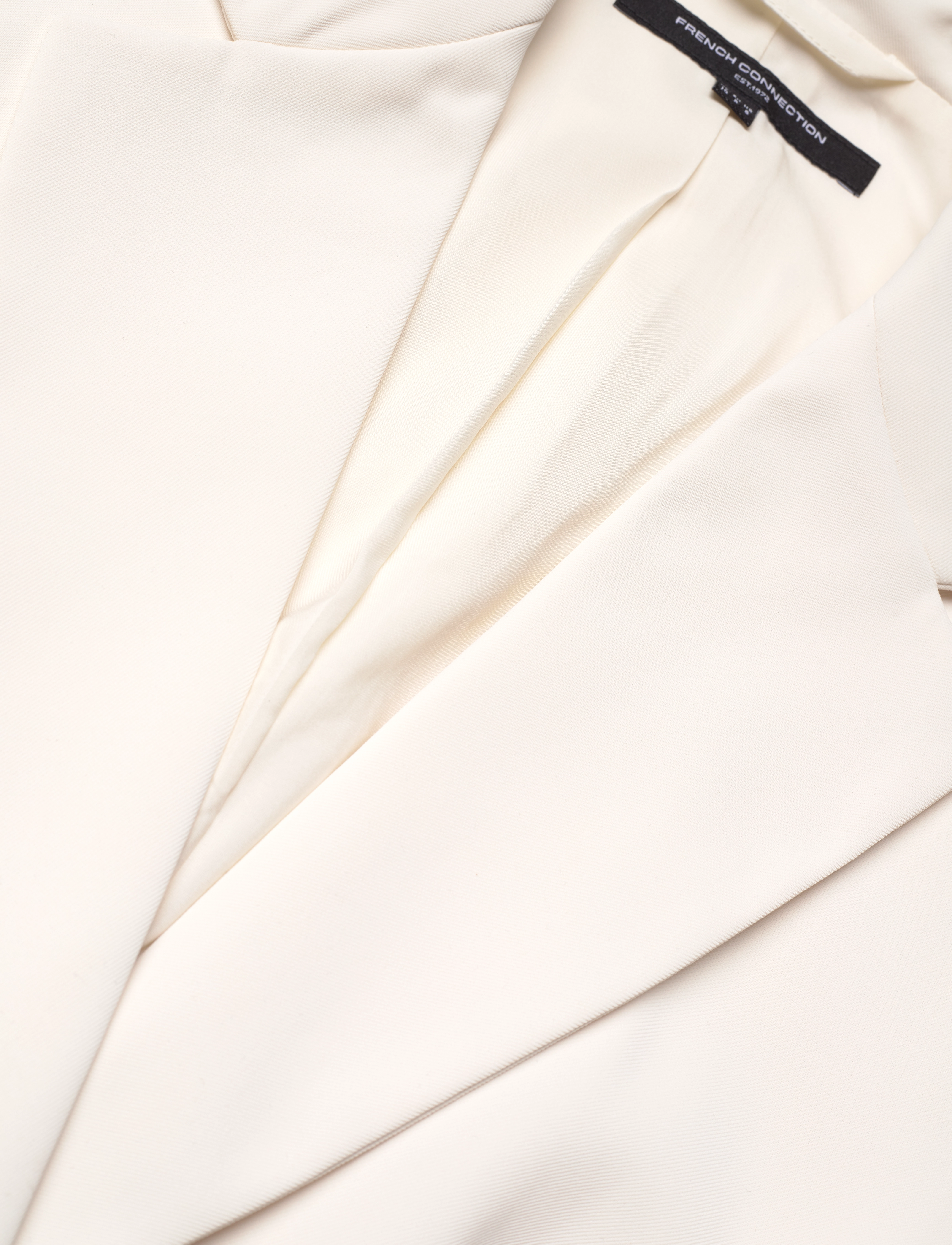 French Connection - HARRIE SUITING SINGLE BREASTED PORCELAIN CREAM Size [12] - enkelknäppta kavajer - porcelain cream - 5
