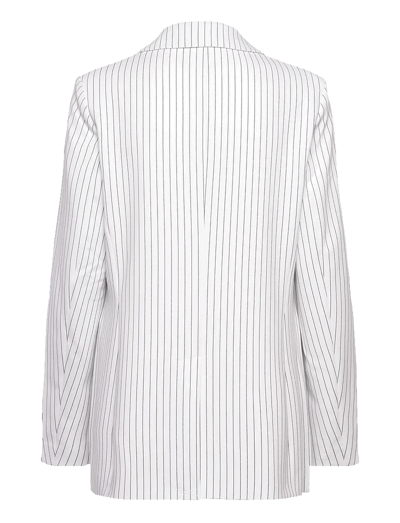 French Connection - WHISPER PINSTRIPE BLAZER - Ühes joones nööpidega bleiserid - summer white/marine - 2