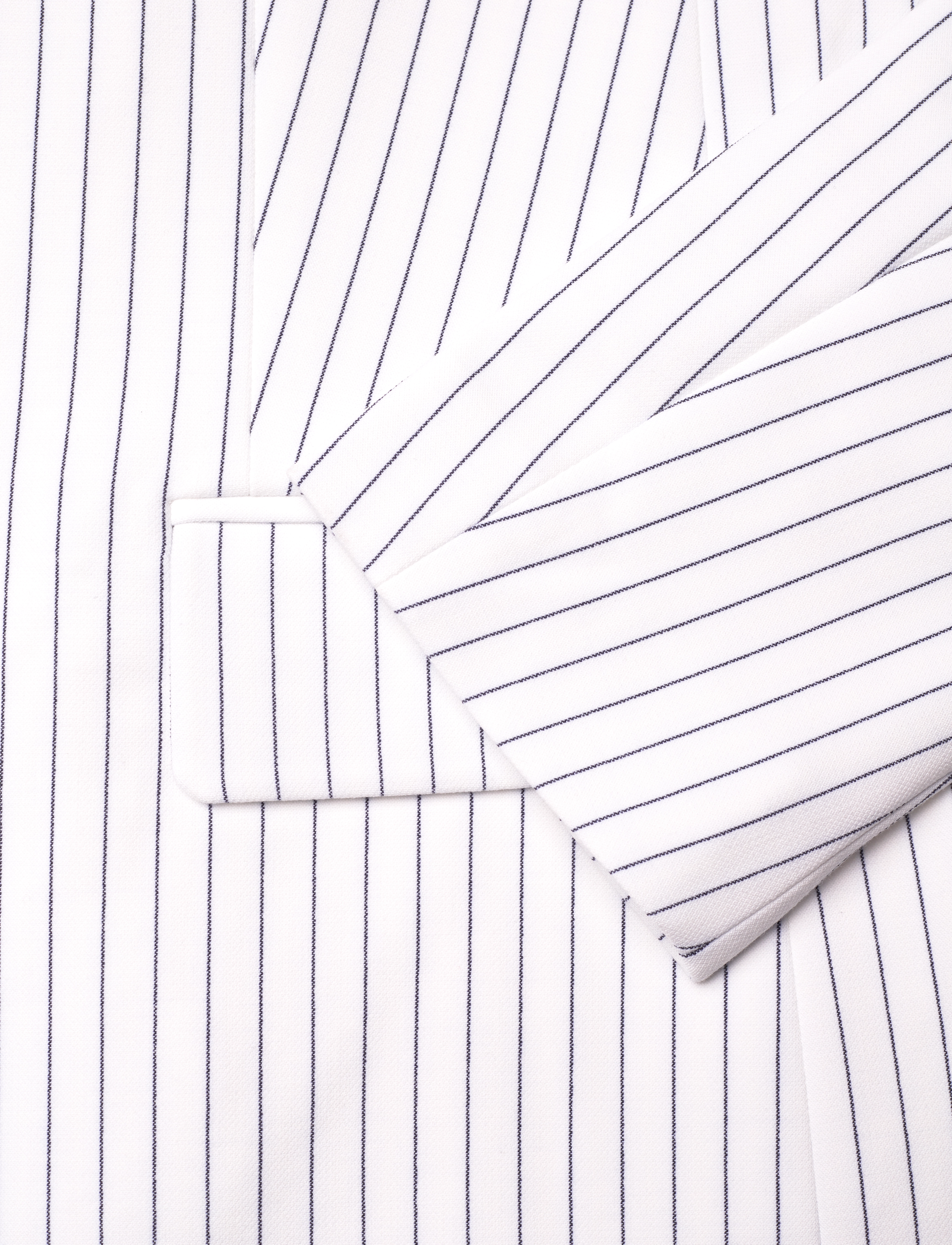 French Connection - WHISPER PINSTRIPE BLAZER - summer white/marine - 5