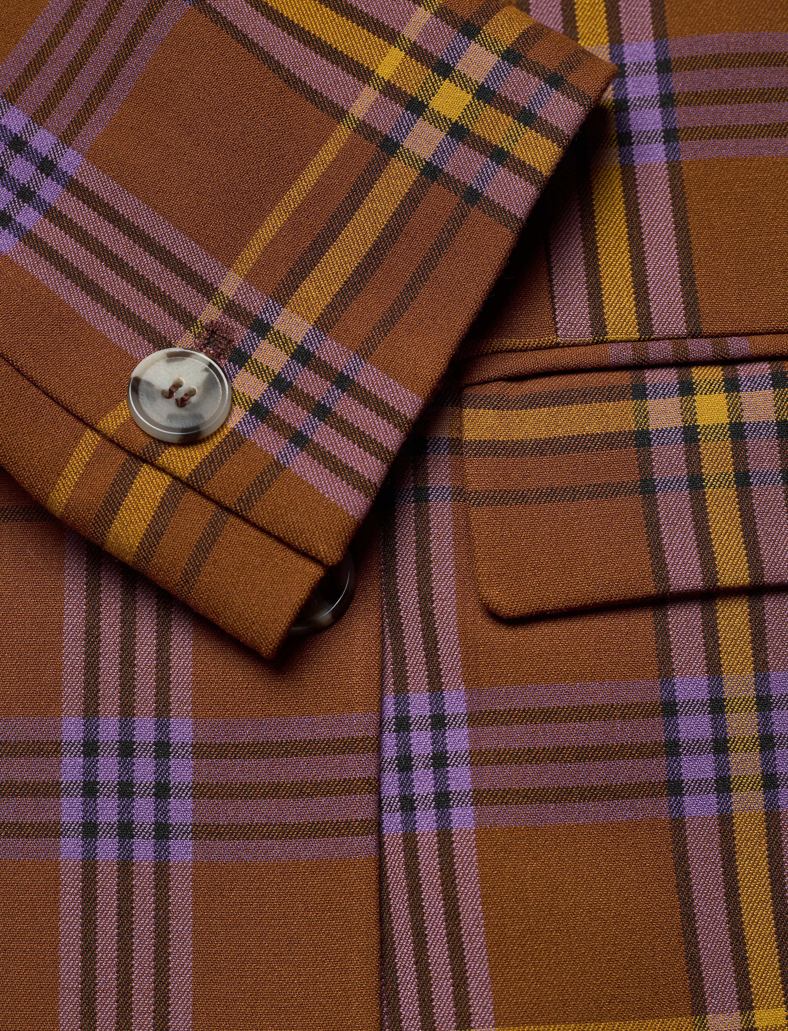 French Connection - IMMY SUITING CHKD DBL BRSTD JK - check multi - 4