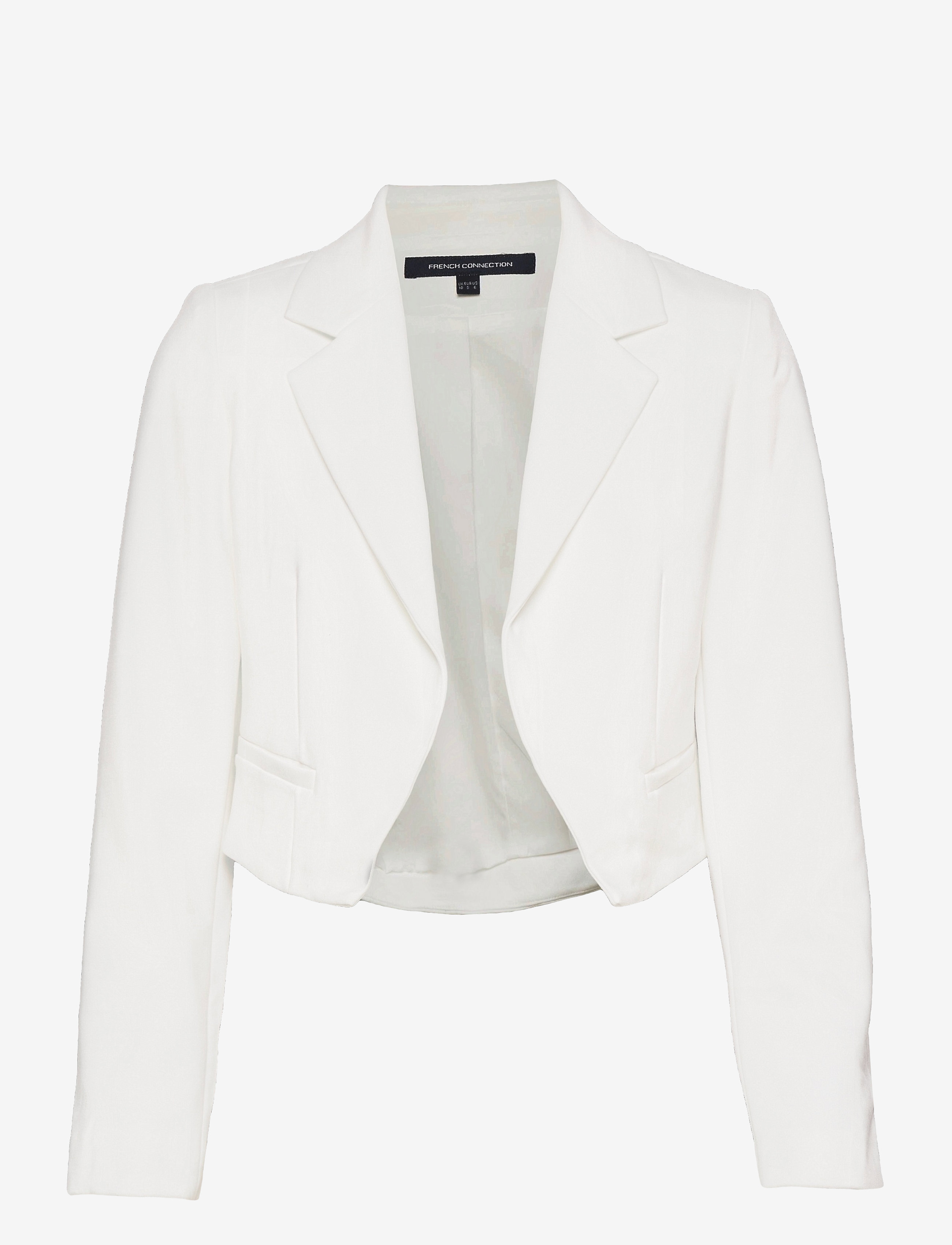 French Connection - INDI WHISPER RTH STNG CROPD BL - summer white - 1