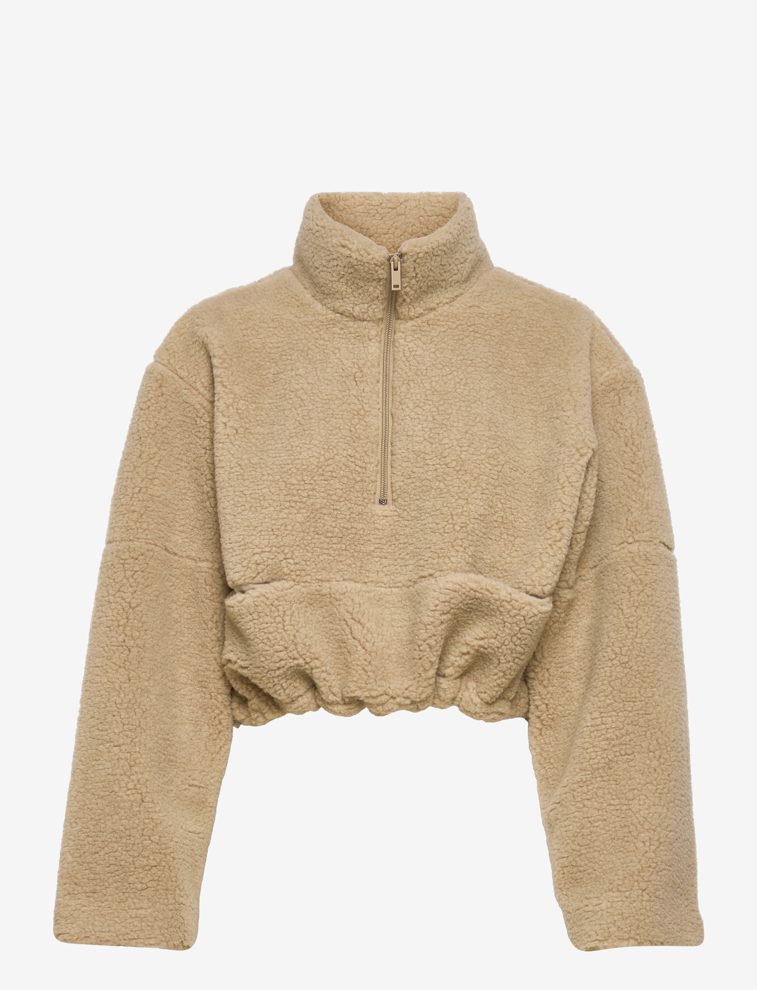 French Connection - ANAHI FAUX FUR L/S HIGH NK JKT - soft truffle - 1