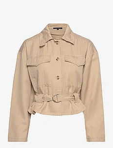 ELKIE TWILL COMBAT JACKET, French Connection