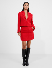French Connection - AZZURRA TWEED CROPPED BLAZER - party wear at outlet prices - royal scarlet - 2