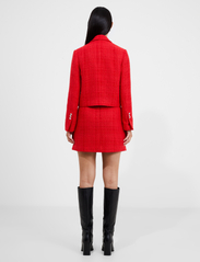 French Connection - AZZURRA TWEED CROPPED BLAZER - boucles copy - royal scarlet - 3