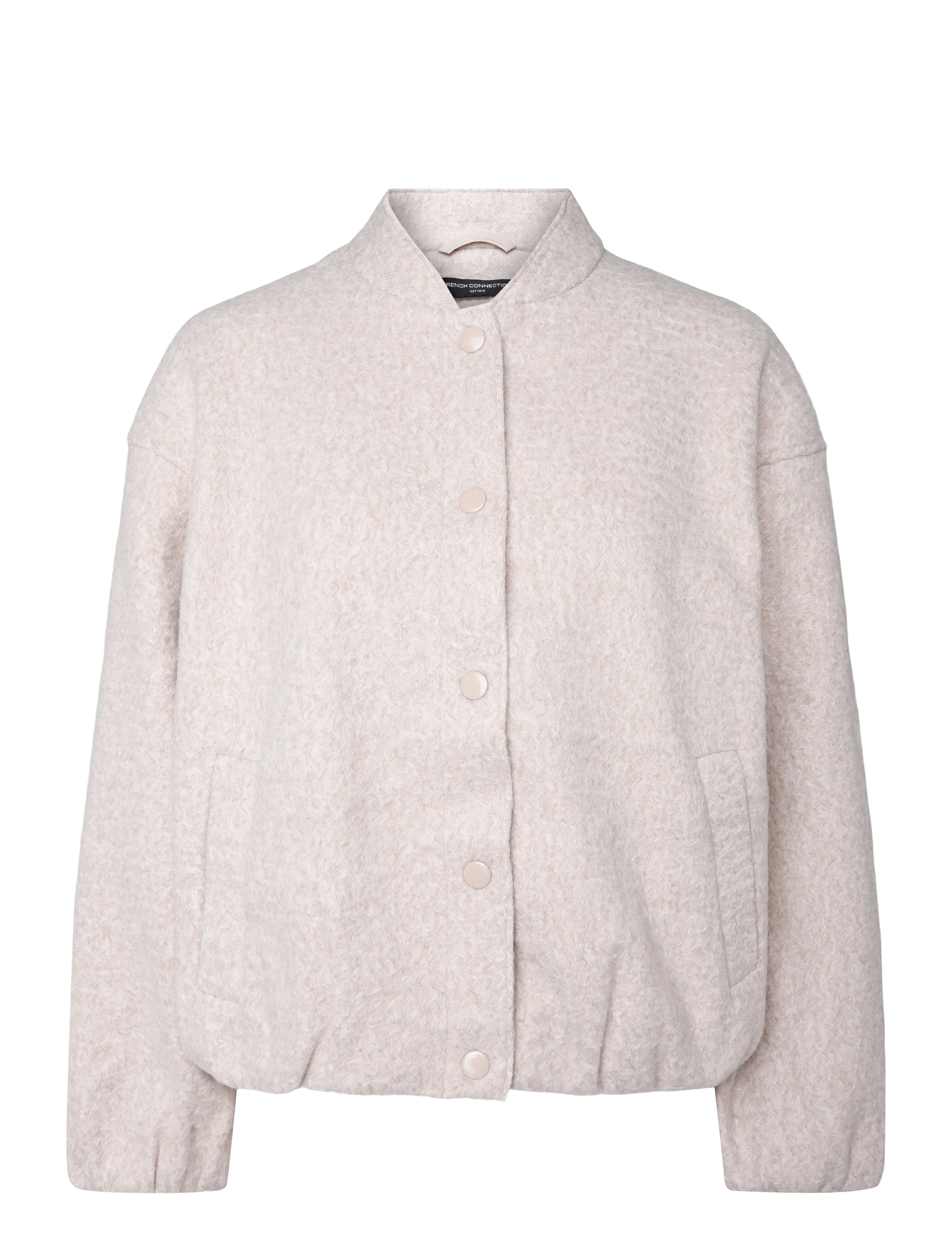 French Connection NELLIE BOMBER JACKET - Bomberjacken - OATMEAL NEUTRAL / beige