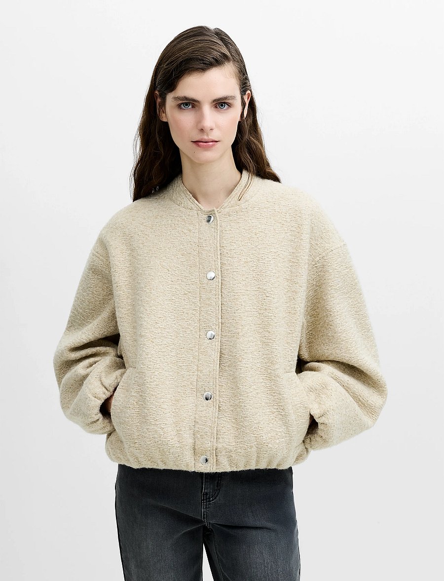 French Connection - NELLIE BOMBER JACKET - bomber jackets - oatmeal neutral - 2