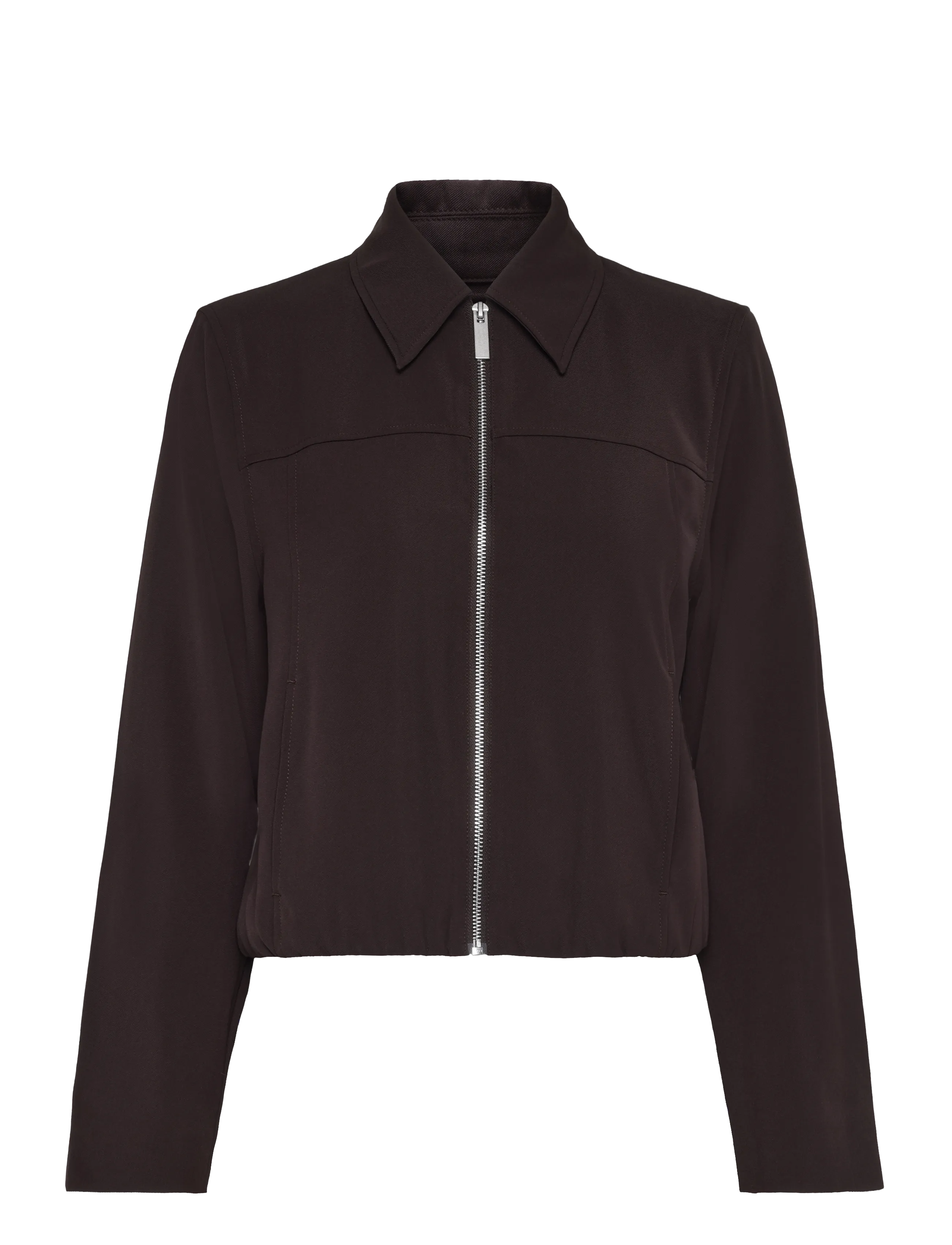 French Connection Vinnie Suiting Blousson Jacket, Kvinder, Blouson Jakke, Brun, Str: S