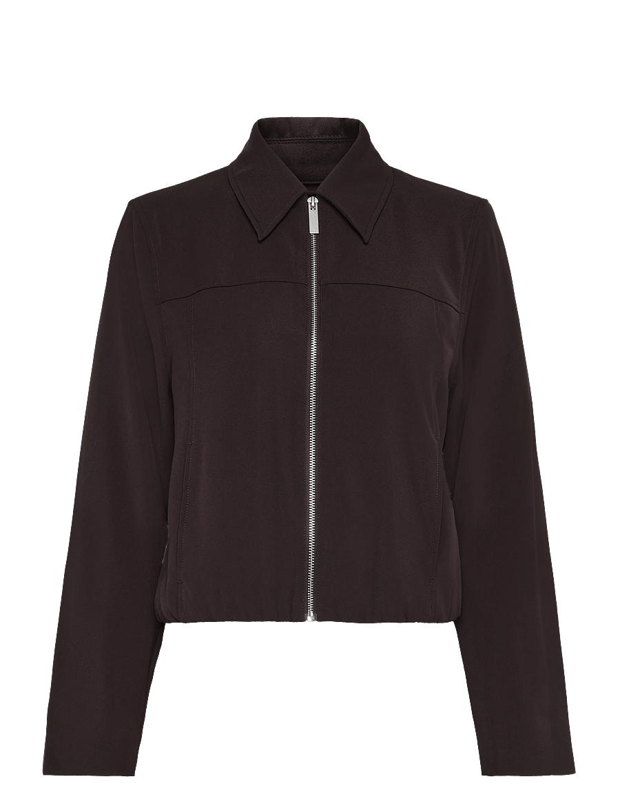 French Connection - VINNIE SUITING BLOUSSON JACKET - bomberjakid - moch brwn/porc crm - 1