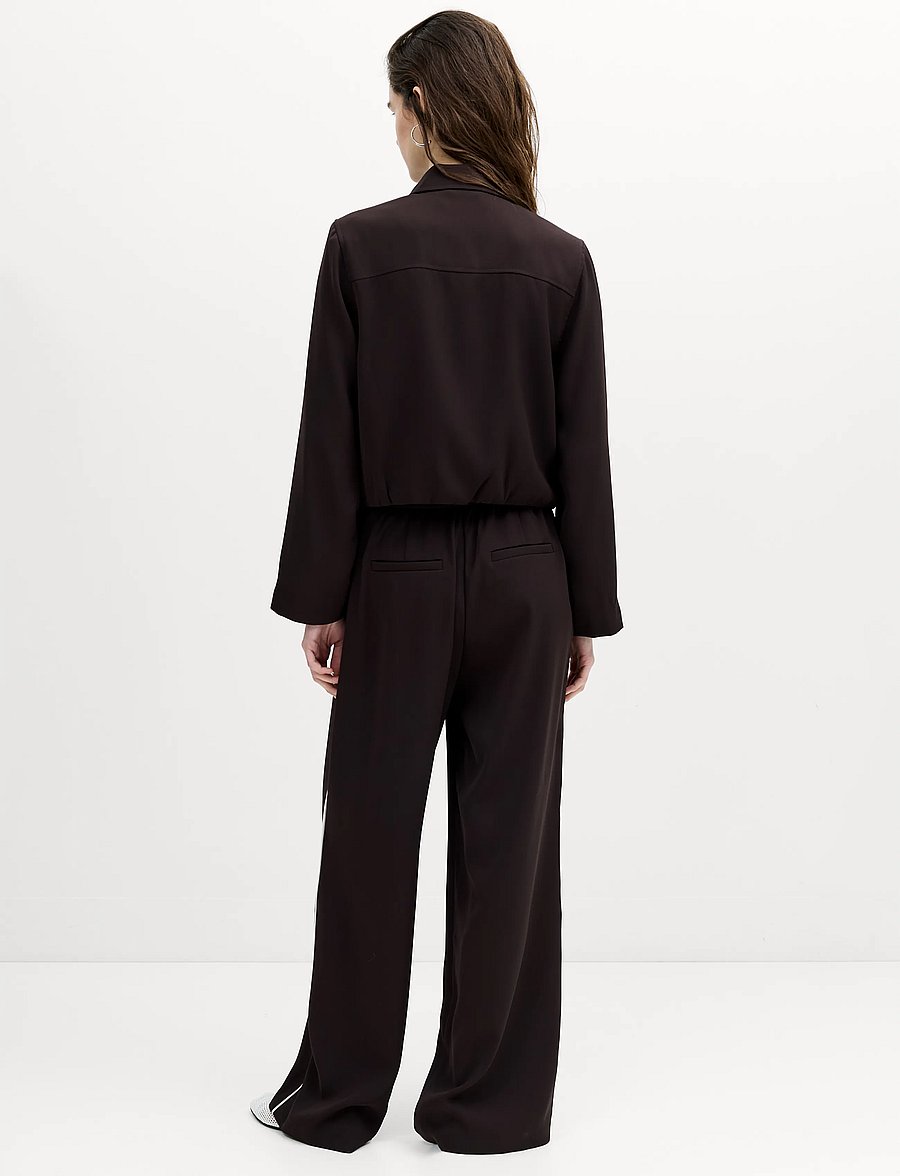 French Connection - VINNIE SUITING BLOUSSON JACKET - moch brwn/porc crm - 3