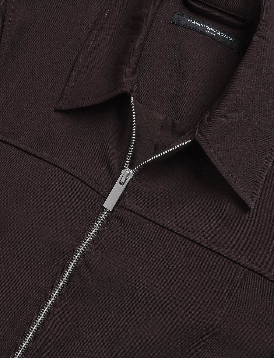 French Connection - VINNIE SUITING BLOUSSON JACKET - bomberjakid - moch brwn/porc crm - 5