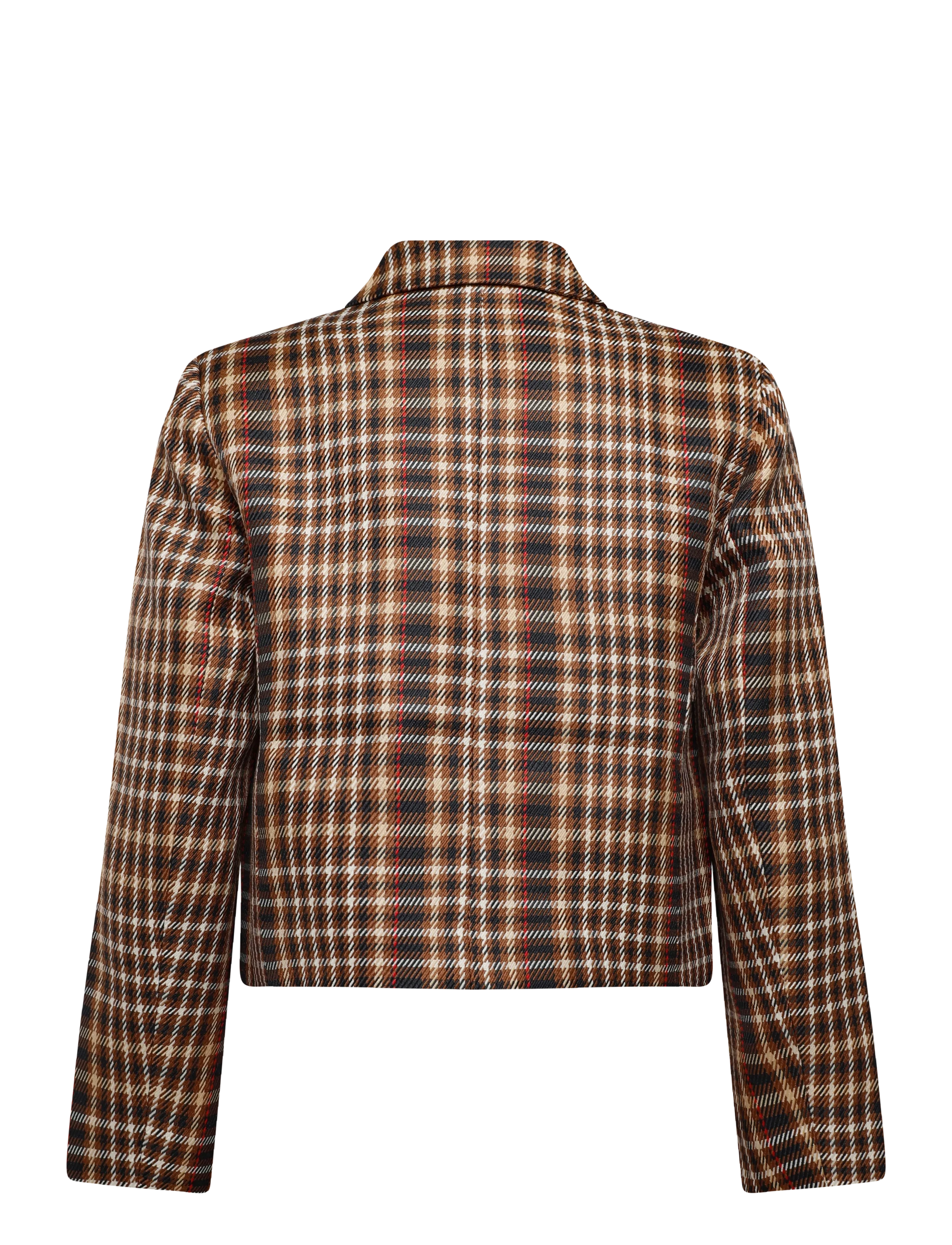 French Connection - TASHA CHECKS BLAZER - korte blazere - tan brown - 2