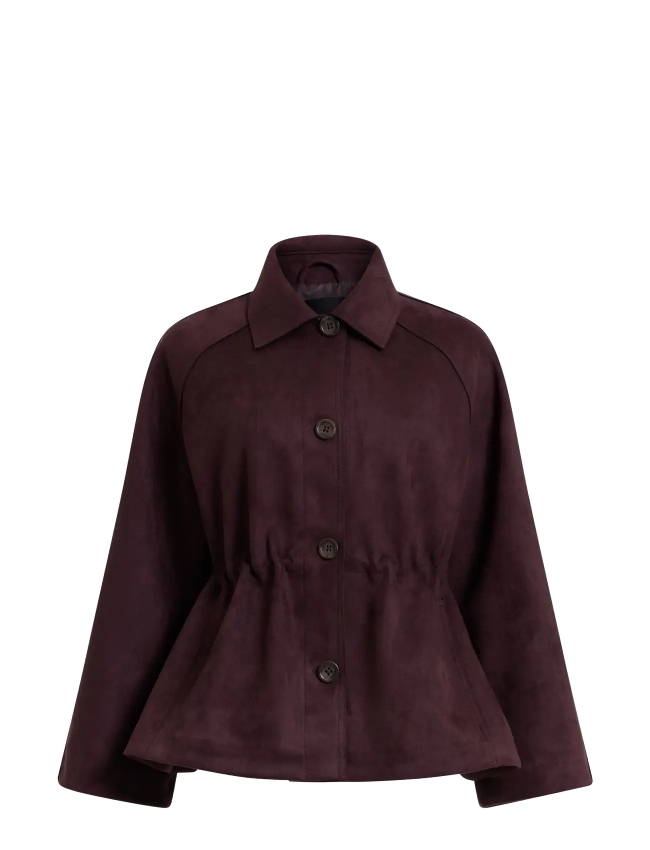 French Connection - LANEY SUEDETTE BLOUSON SHORT COAT - leichte jacken - mocha brown - 1