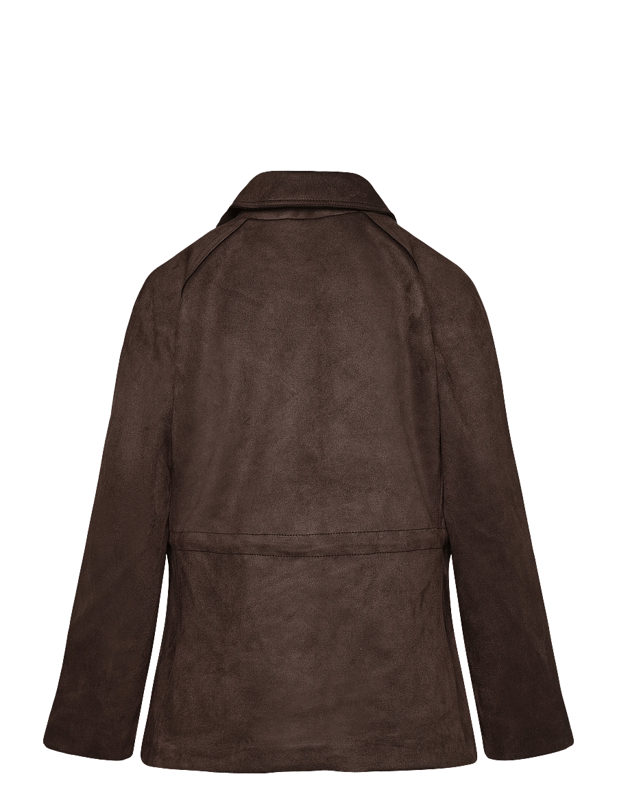 French Connection - LANEY SUEDETTE BLOUSON SHORT COAT - lette jakker - mocha brown - 2