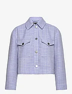 EFFIE BOUCLE JACKET - BLUEBELL/CLASSIC CRE