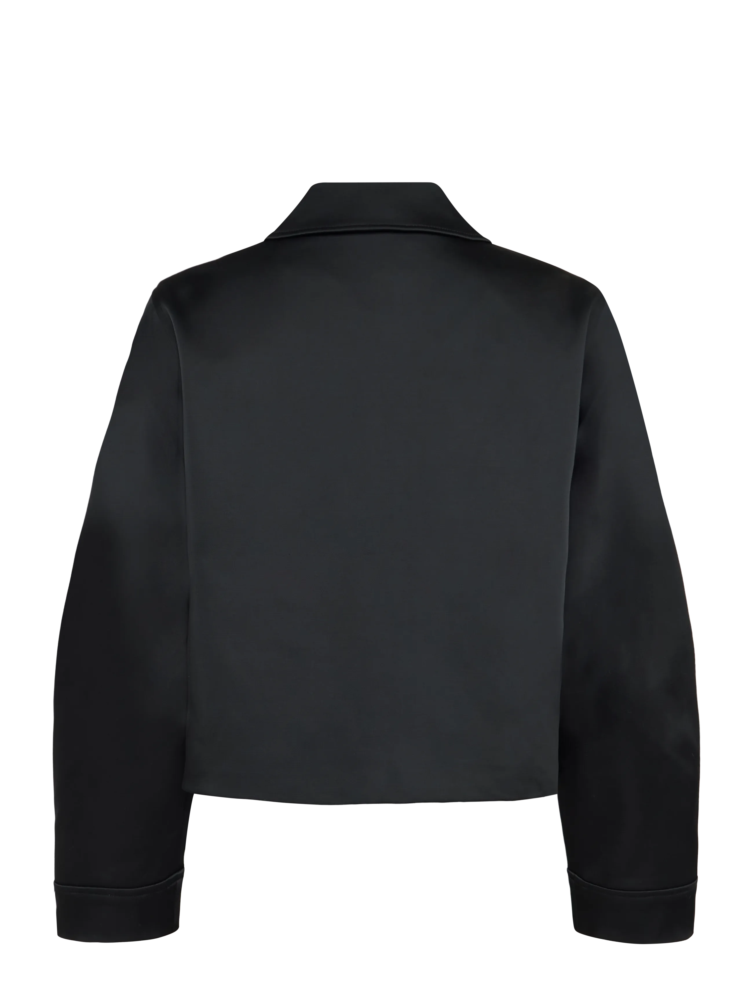 French Connection - CELIA EMBELLISHED SATIN JACKET - tunna jackor - black - 2