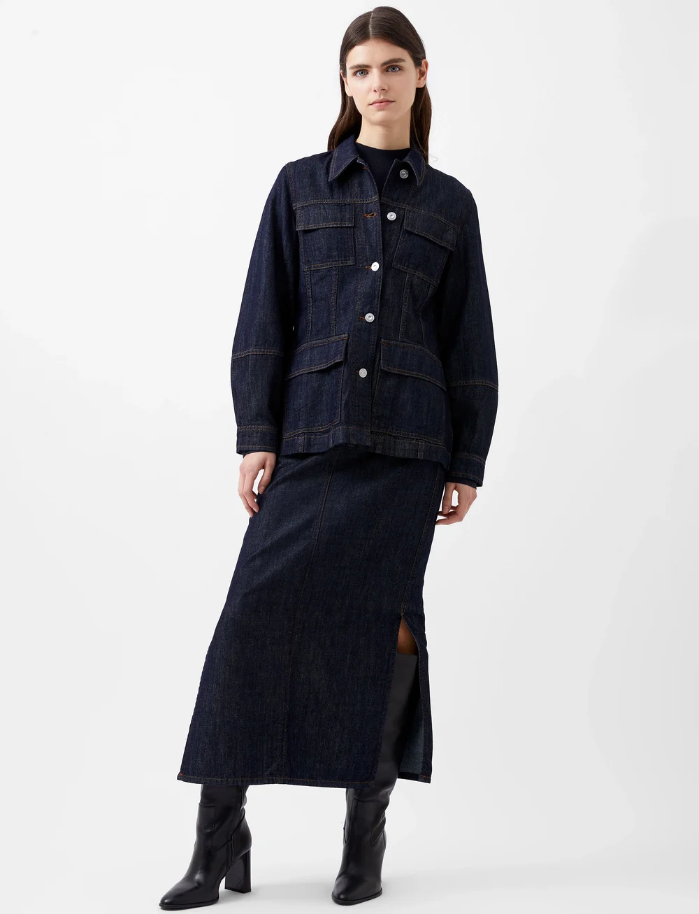 French Connection - FINLEY DENIM JACKET - denim jackets - indigo - 0