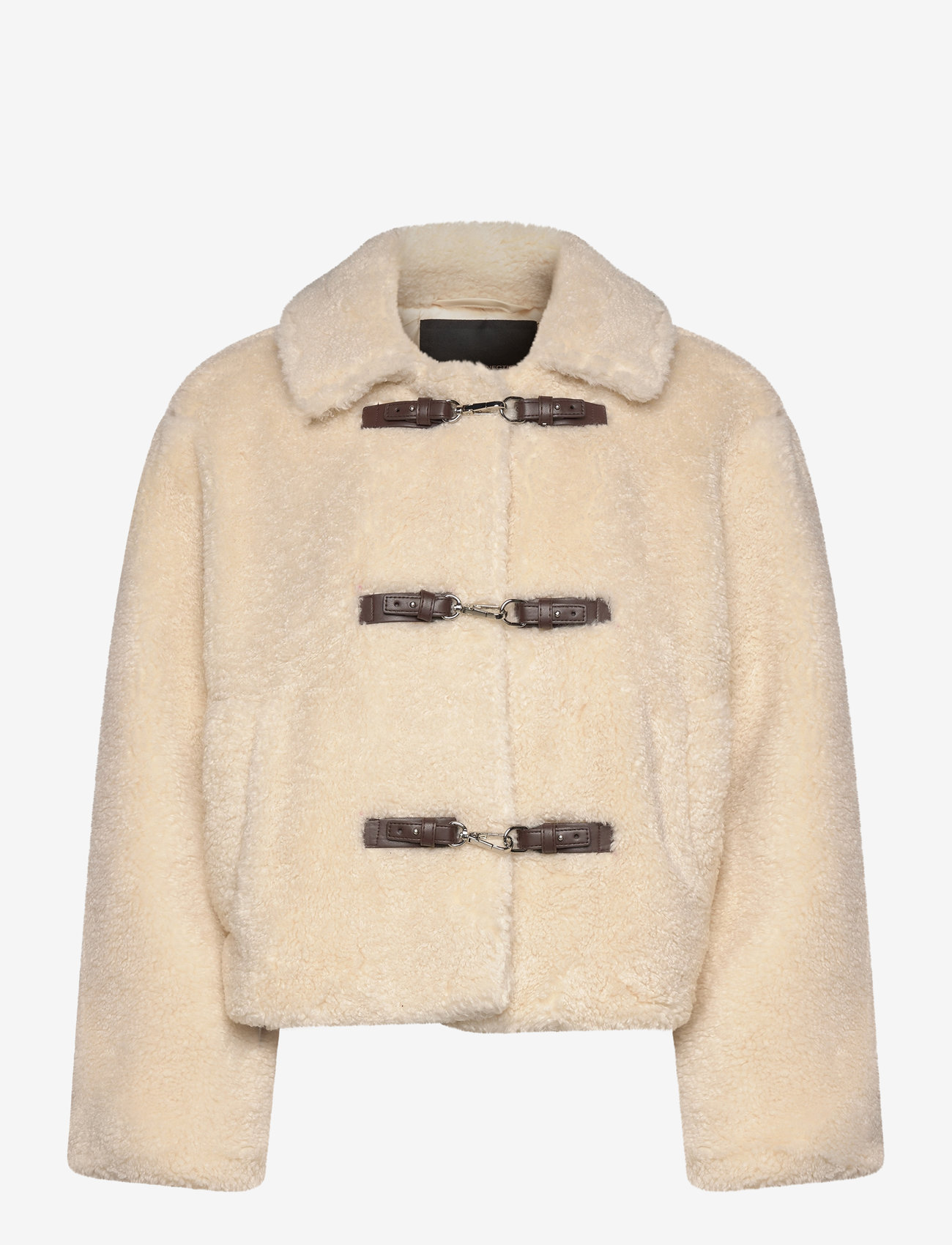 French Connection - ALEX FAUX FUR JACKET - kunstkarusnahk - classic cream - 1