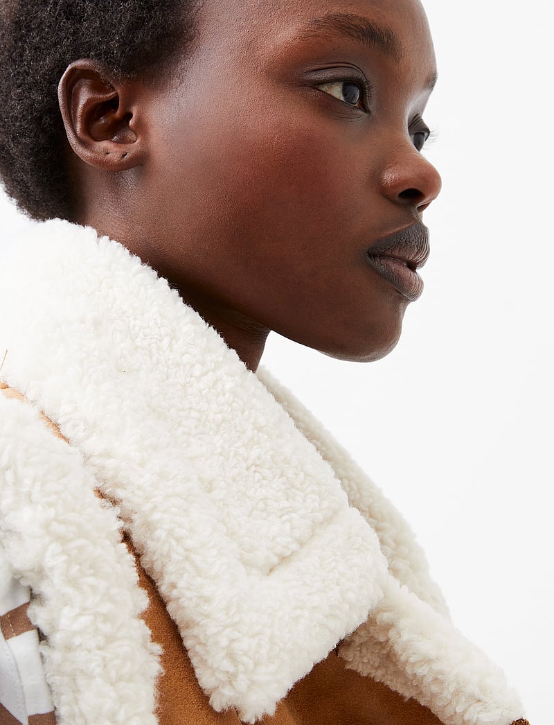 French Connection - CAMRY SUEDETTE GILLET - teddy-westen - tan - 4