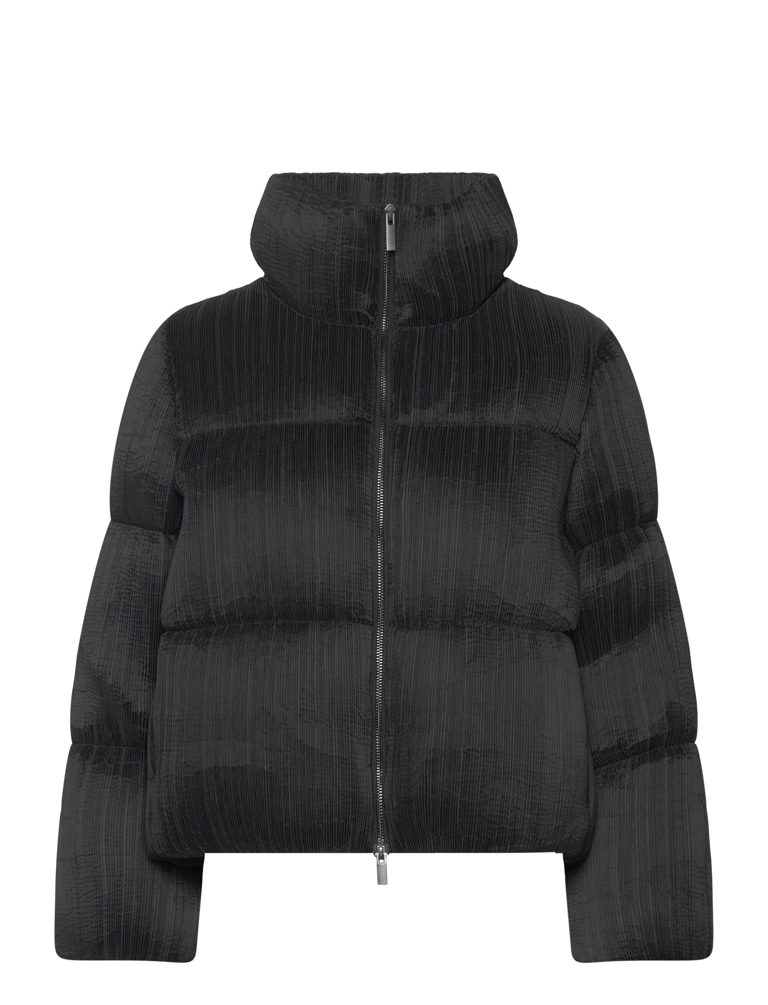 FRENCH CONNECTION Dinara Crinkle Puffer Schwarz - M - Damen