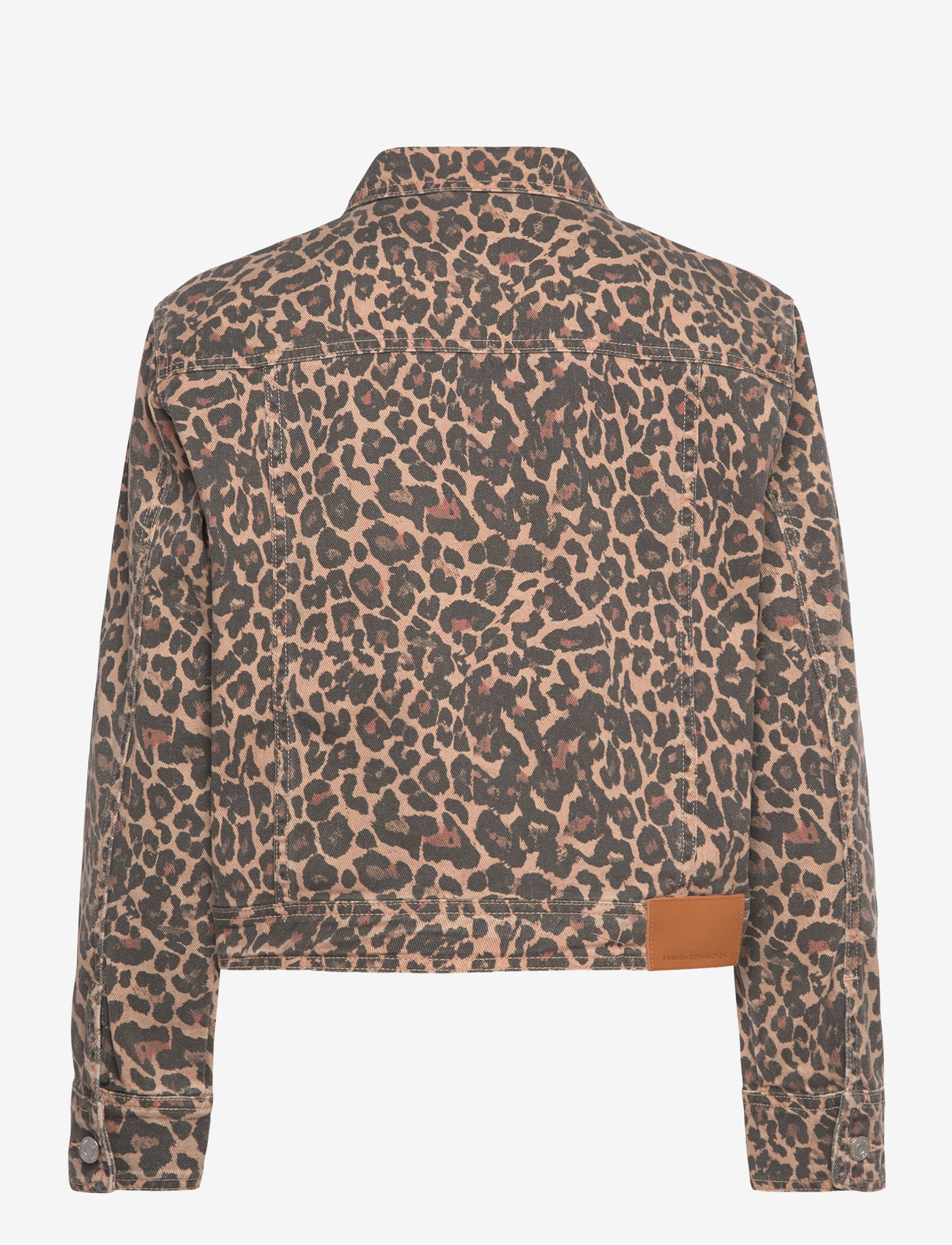 French Connection - CHARLIE PRINTED DENIM JACKET - frühlingsjacken - leopard sand multi - 2