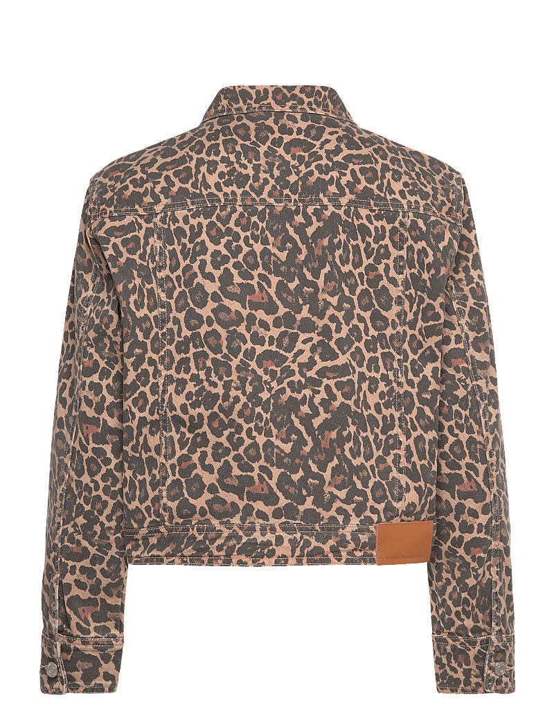 French Connection - CHARLIE PRINTED DENIM JACKET - frühlingsjacken - leopard sand multi - 2