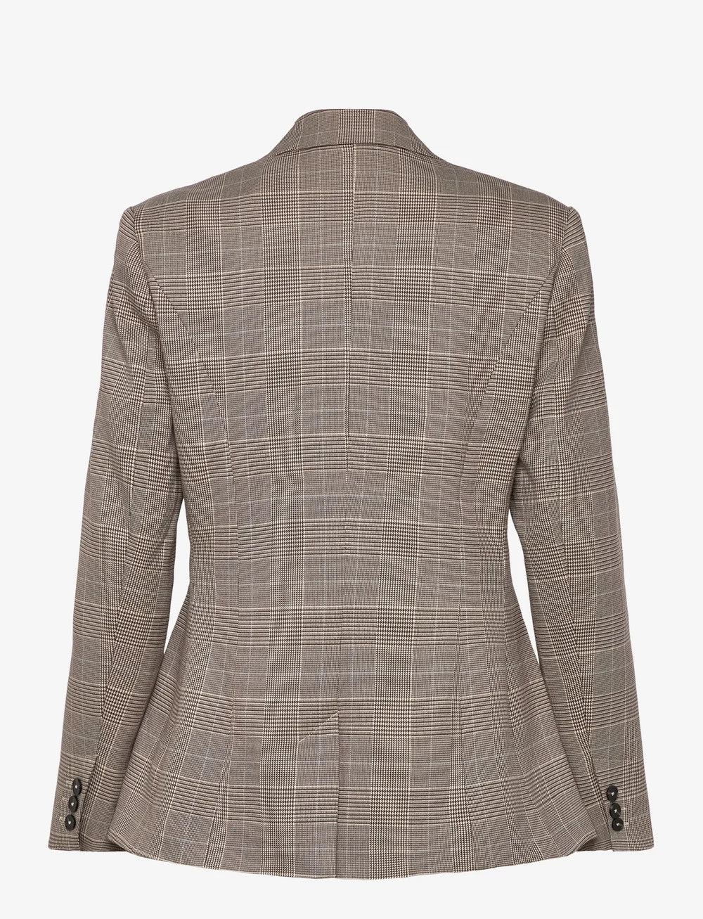 French Connection - CHESTER CHECK CINCHED BLAZER - dobbeltradede blazere - brown multi - 2