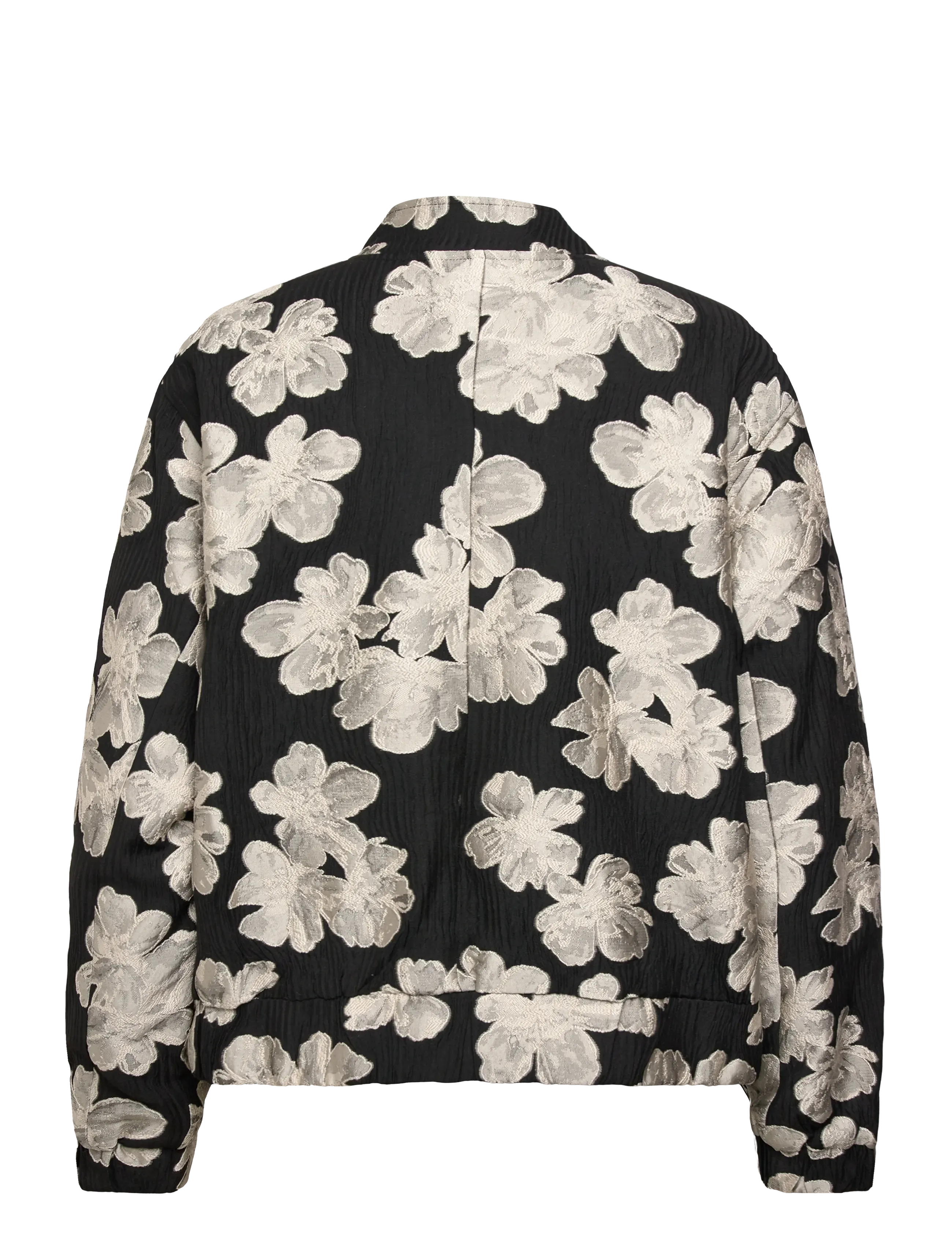 French Connection - LORA POLY JACQUARD BOMBER - bomberjakker - porcelain cream/blac - 2