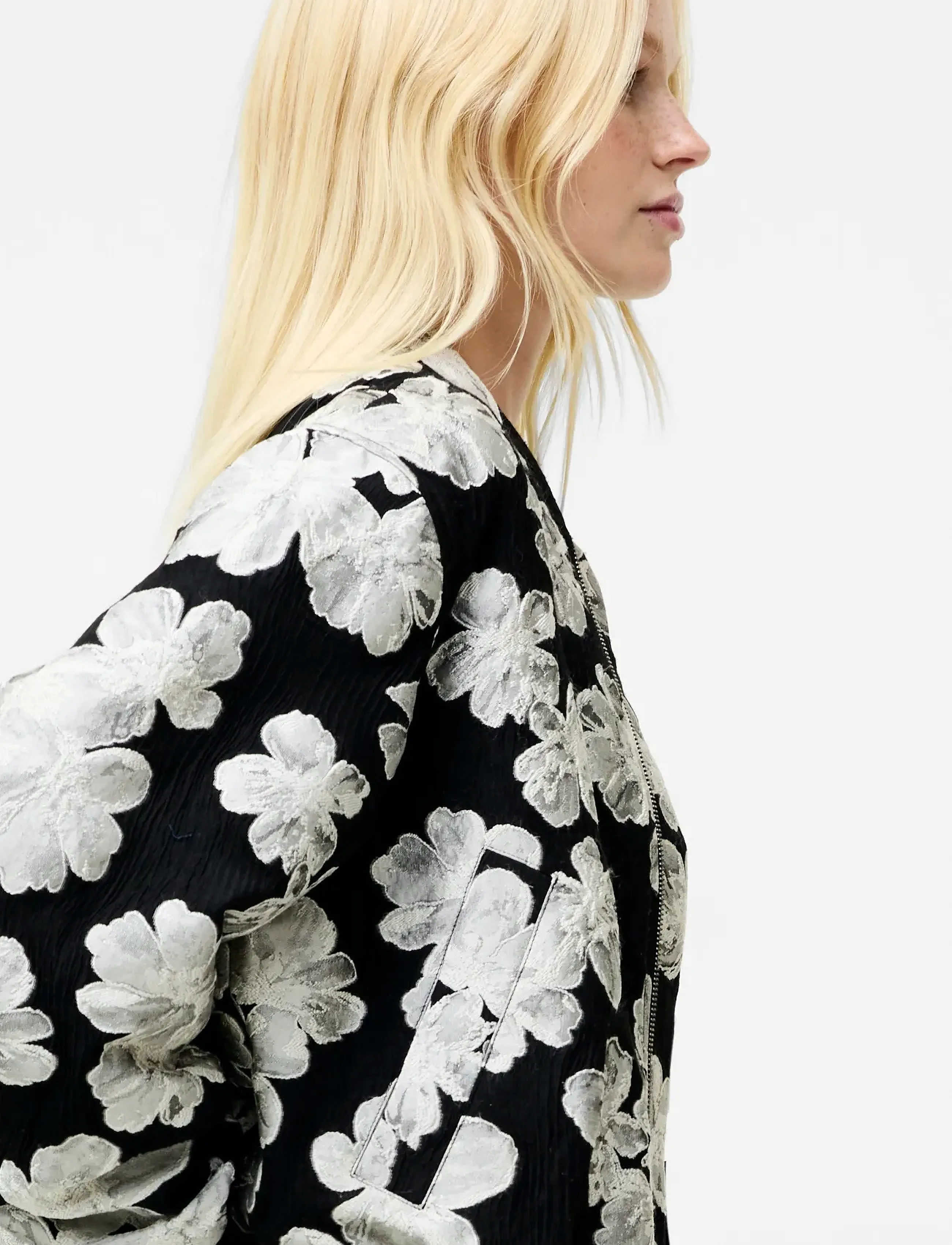 Lora Poly Jacquard Bomber 2