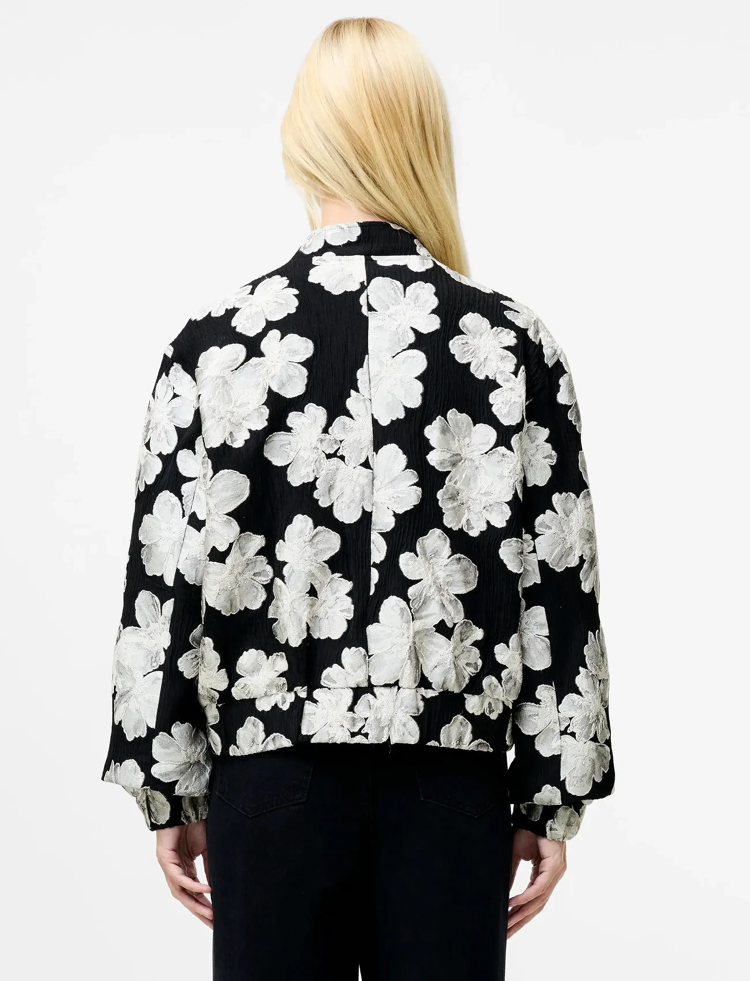 Lora Poly Jacquard Bomber 3