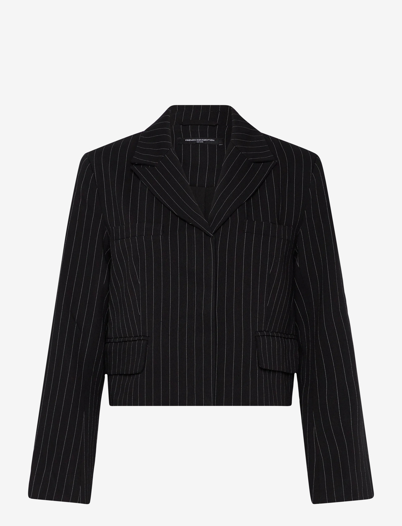 French Connection - MORGAN TAILORED CROPPED BLAZER - korte blazere - black winter white - 1