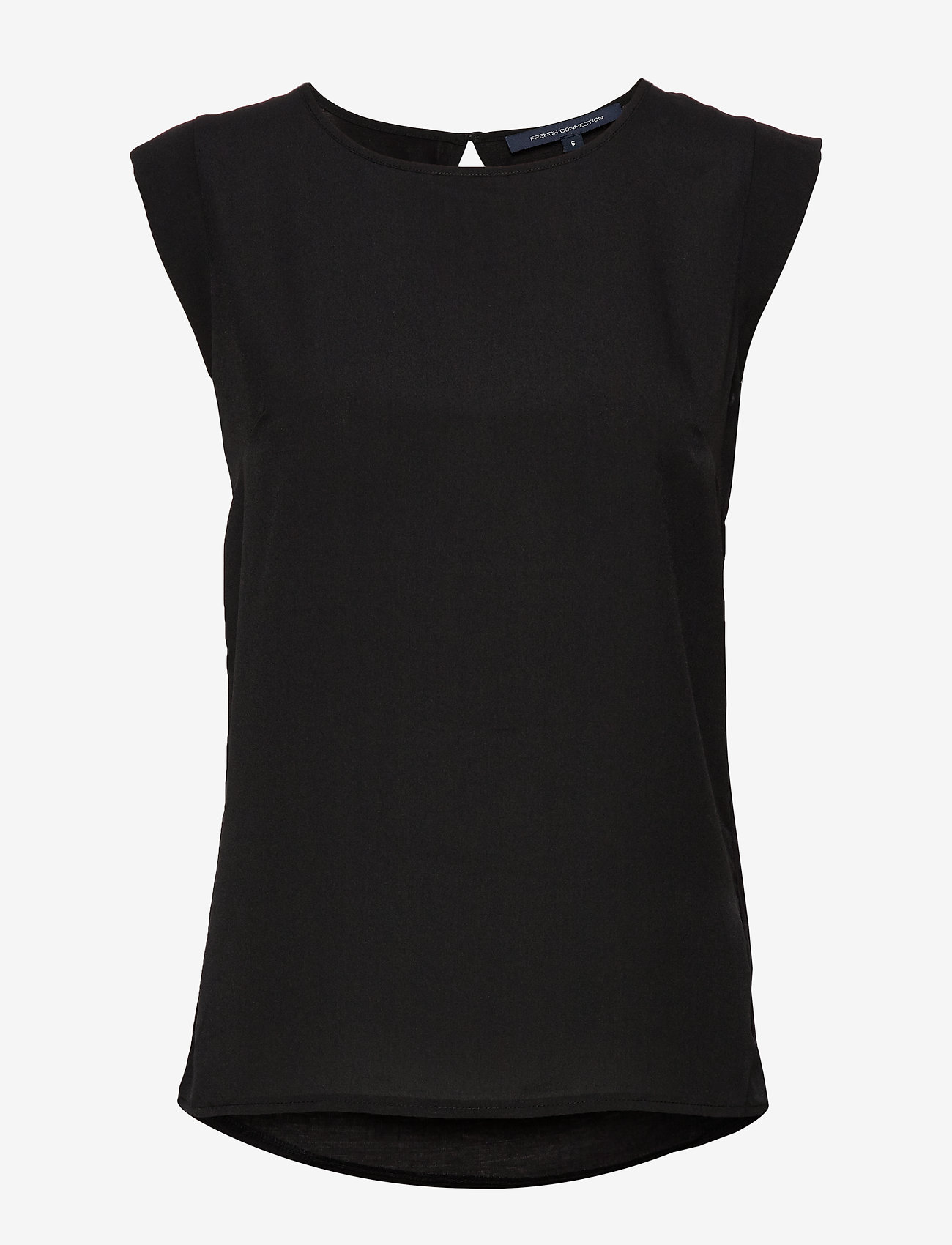 French Connection - POLLY PLAINS CAPPEDTEE - sleeveless tops - black - 1