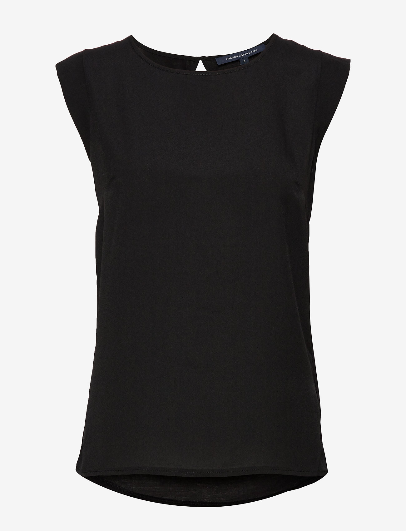 French Connection - POLLY PLAINS CAPPEDTEE - Ärmellose tops - black - 0