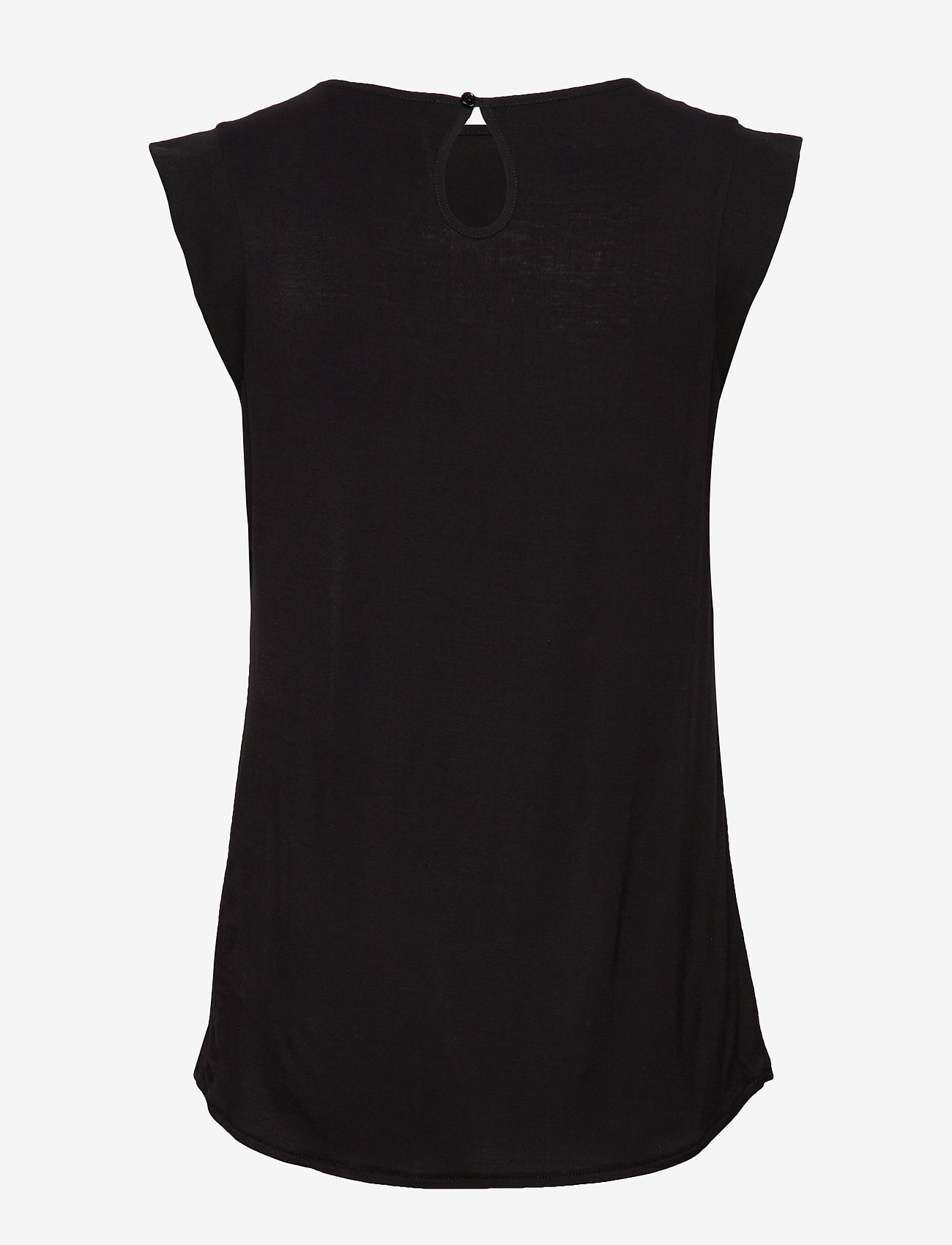French Connection - POLLY PLAINS CAPPEDTEE - sleeveless tops - black - 2