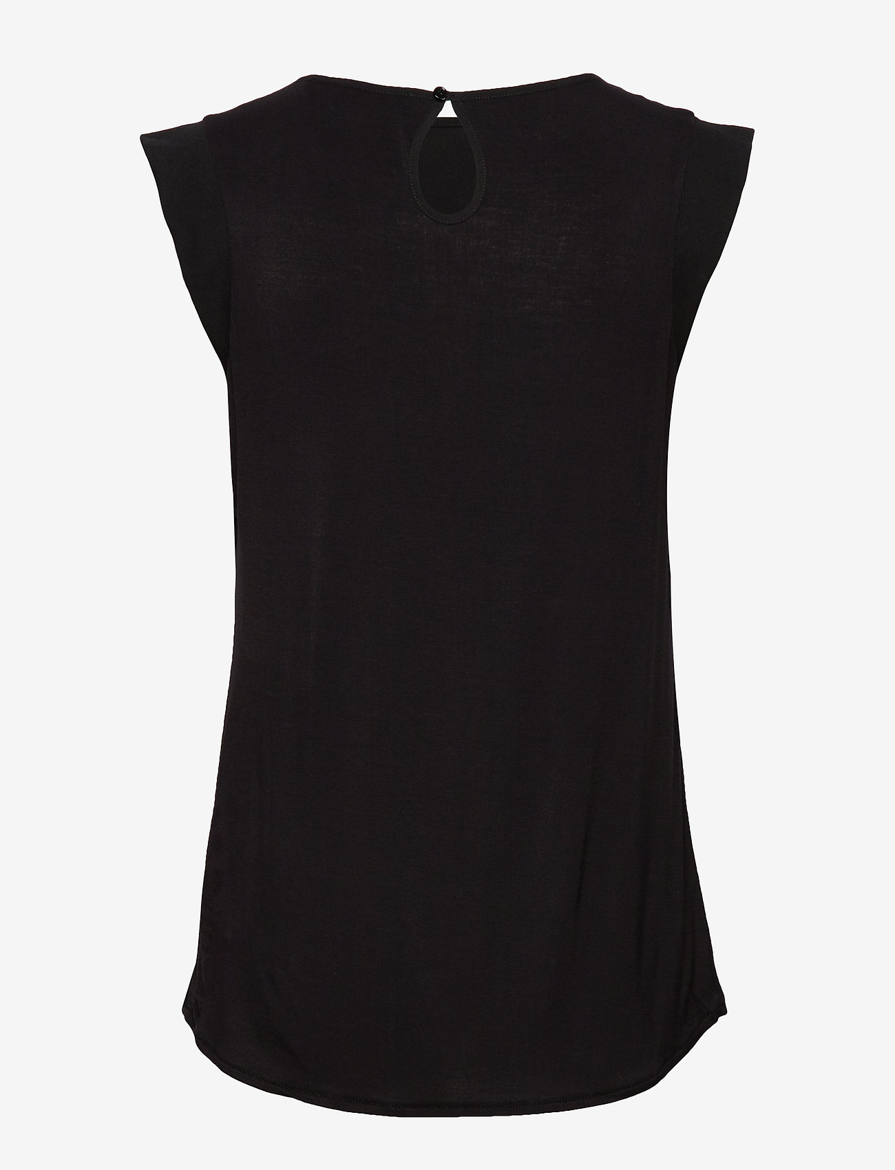 French Connection - POLLY PLAINS CAPPEDTEE - Ärmellose tops - black - 1