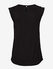 French Connection - POLLY PLAINS CAPPEDTEE - Ärmellose tops - black - 1
