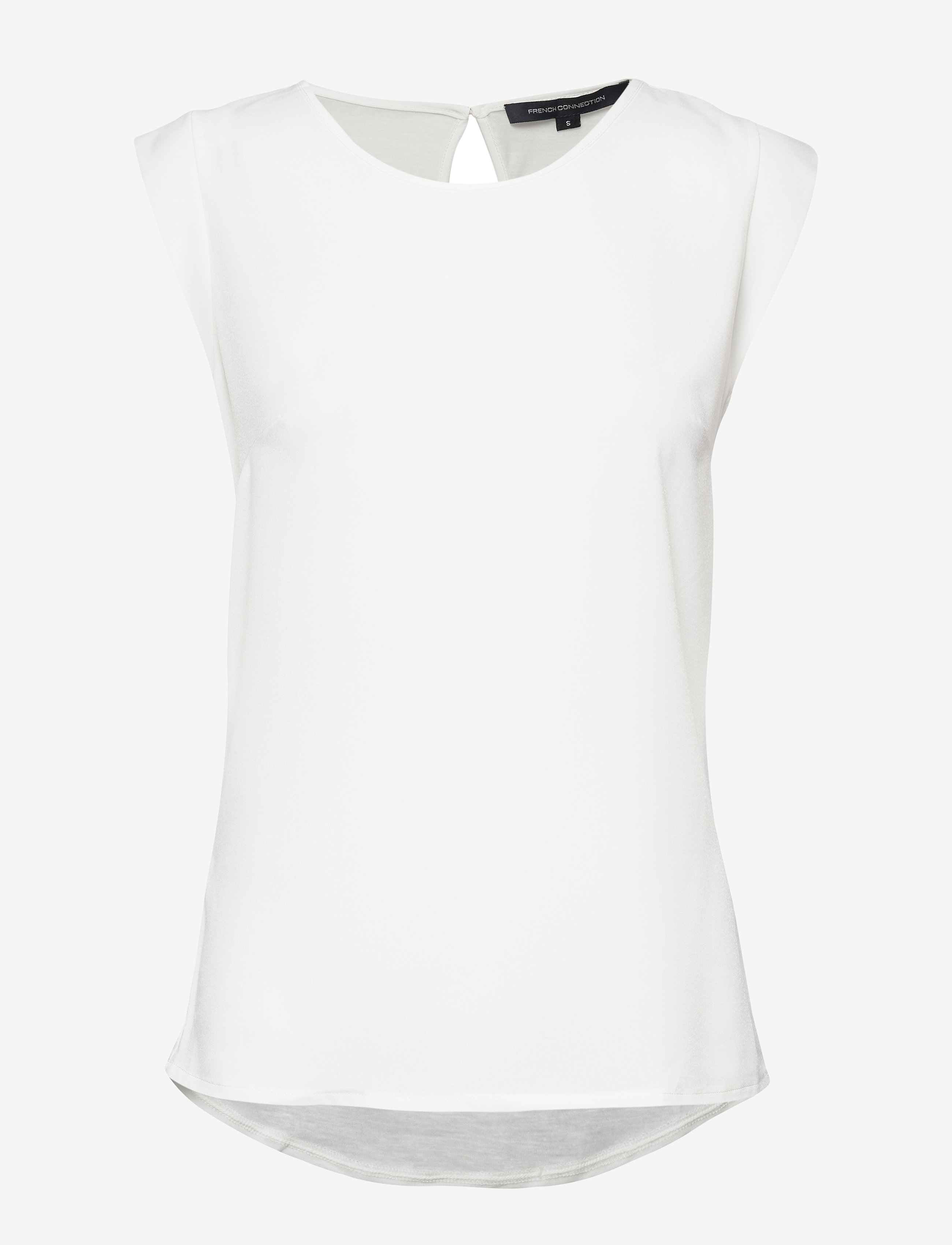 FRENCH CONNECTION Polly Plains Cappedtee Weiß - XS - Damen