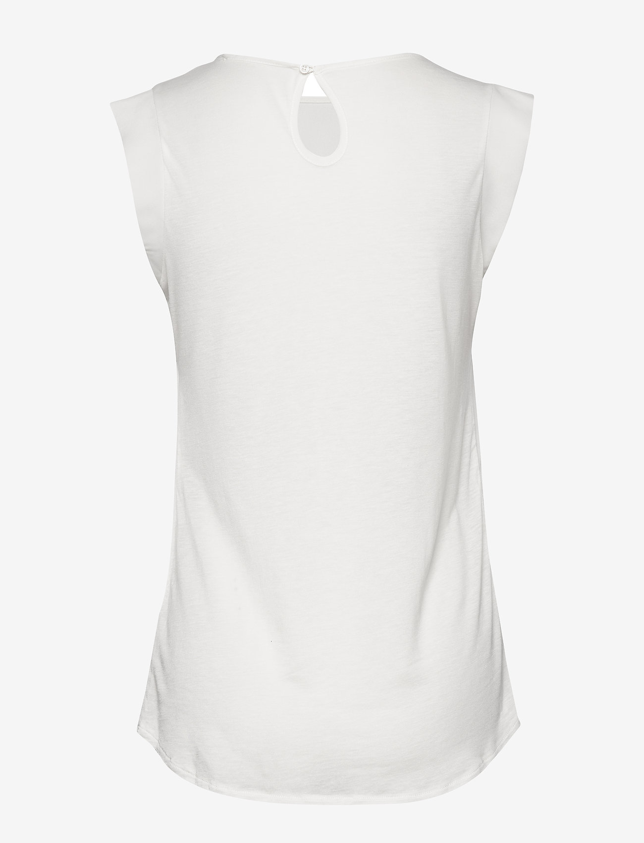 French Connection - POLLY PLAINS CAPPEDTEE - linnen - daisy white - 2