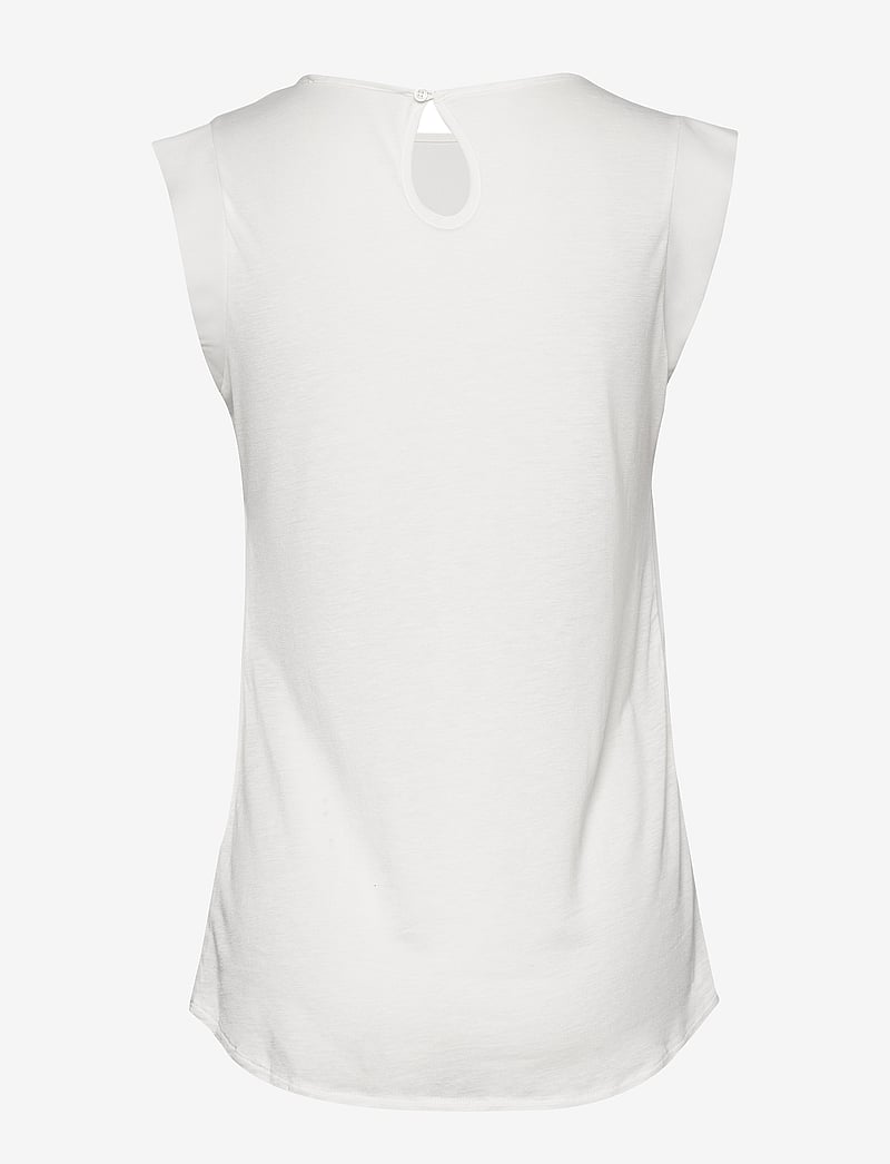 French Connection - POLLY PLAINS CAPPEDTEE - linnen - daisy white - 2