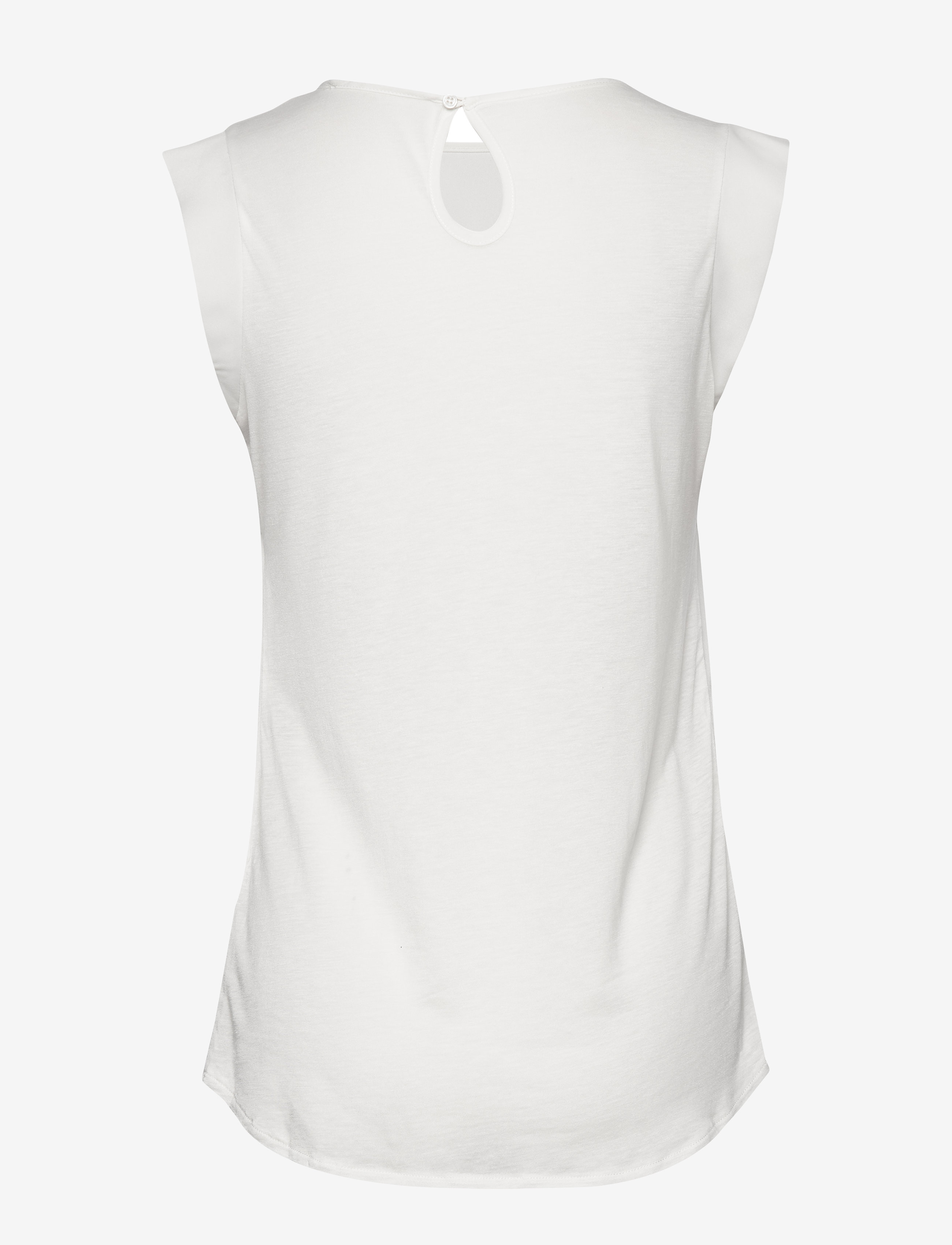 French Connection - POLLY PLAINS CAPPEDTEE - Ärmellose tops - daisy white - 2