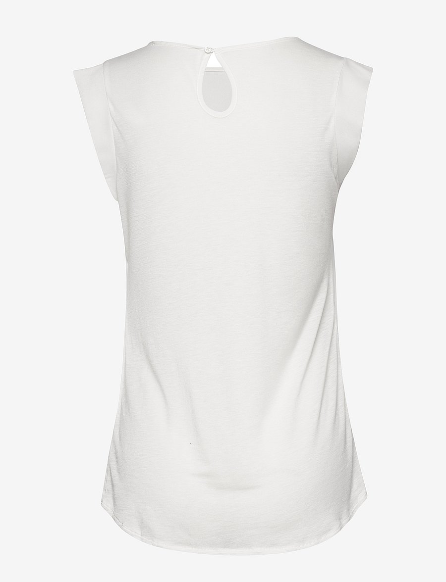 French Connection - POLLY PLAINS CAPPEDTEE - linnen - daisy white - 3