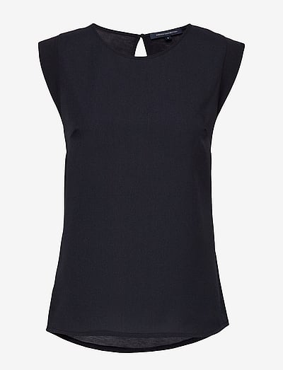 French Connection POLLY PLAINS CAPPEDTEE - French Connection - UTILITY BLUE / navy