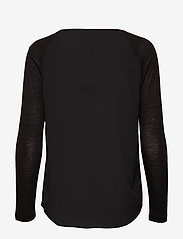 French Connection - POLLY PLAINS LS - t-shirts & topper - black - 1